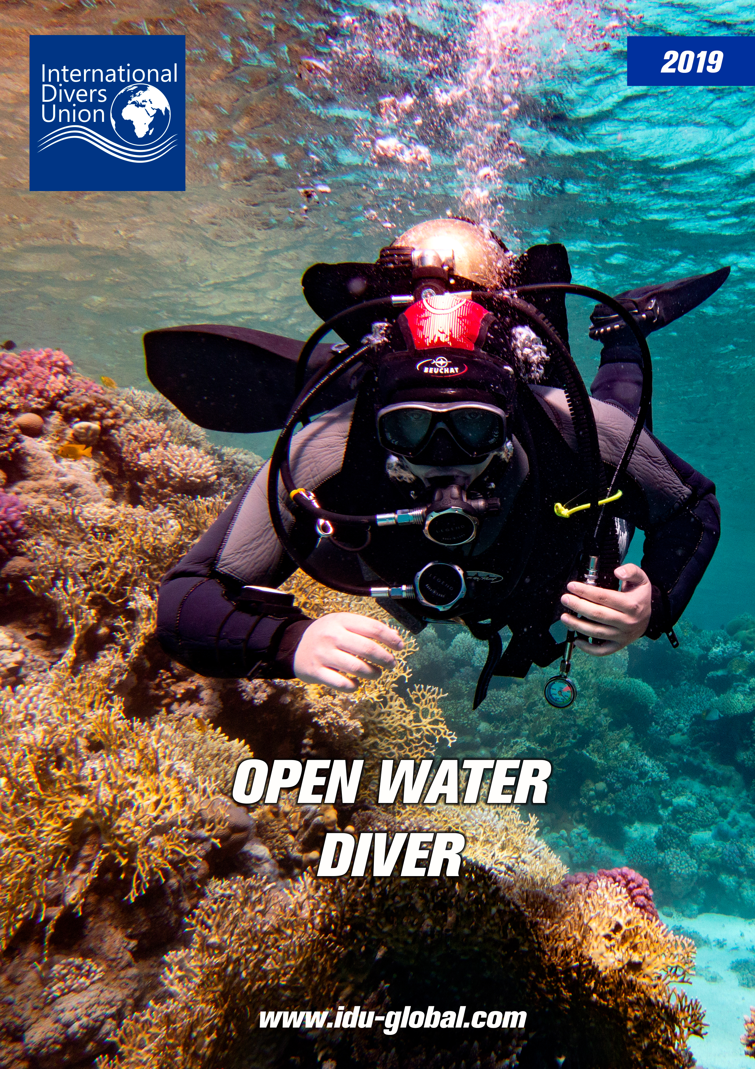 Учебник IDU Open Water Diver — обложка